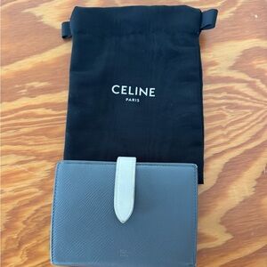 Compact Celine Tab Wallet with Dust Bag